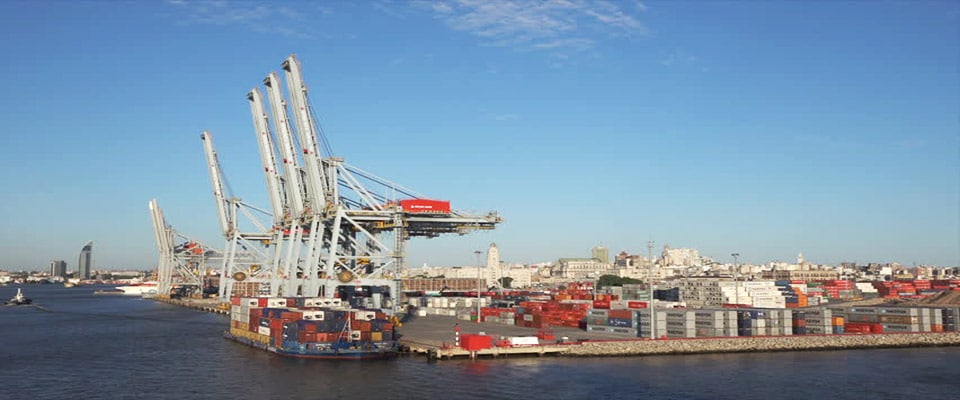 Dịch vụ vận chuyển hàng xuất đến Cảng Montevideo - Uruguay