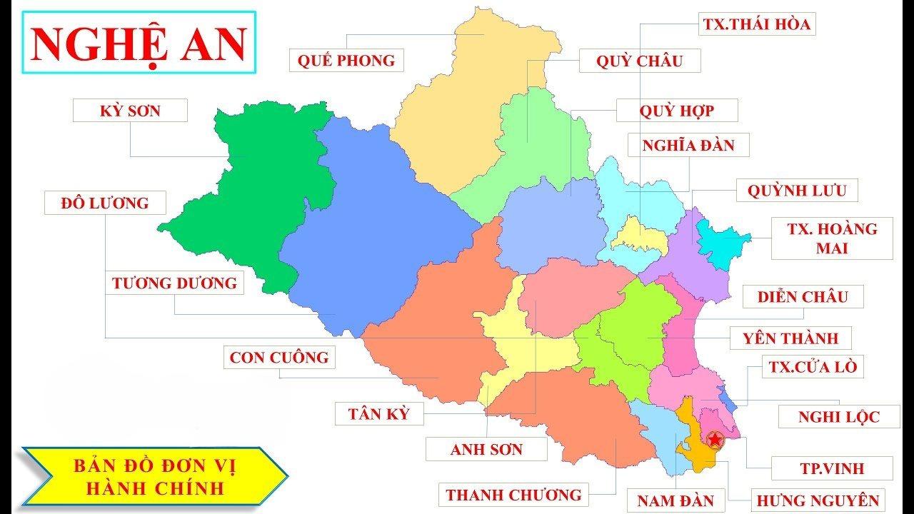 Cảng biển ở Nghệ An 1 Bản đồ Nghệ An