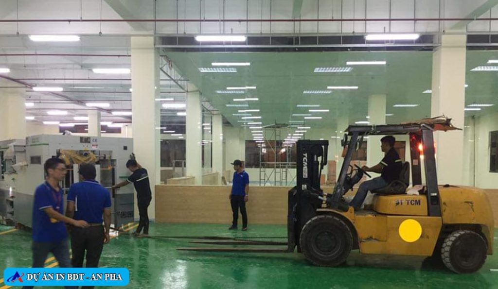 An Pha hoàn thành Dự án rút hàng - di dời máy móc tại Công Ty TNHH In BDT