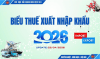 Cập Nhật Biểu Thuế Xuất Nhập Khẩu 05/04/2026