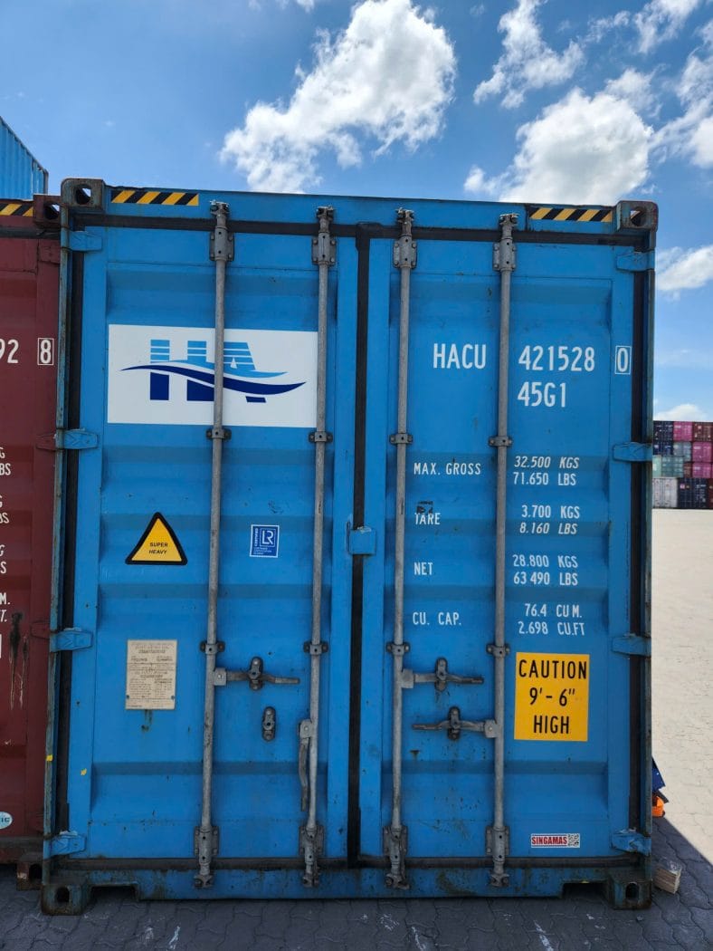 Container 40 Feet High Cub