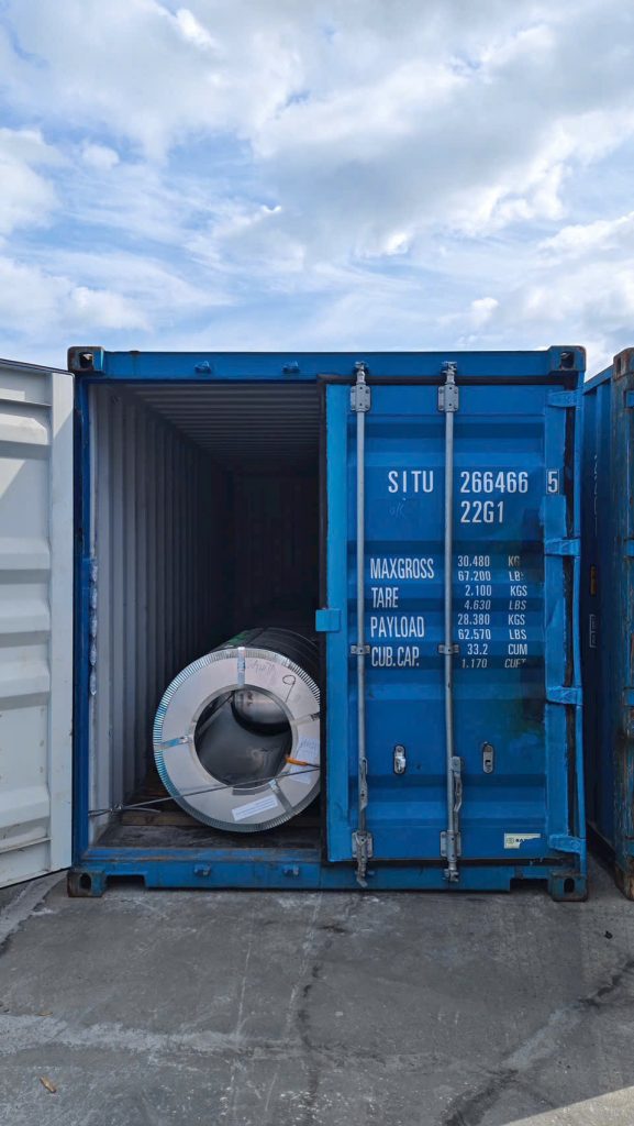 vận chuyển hàng thép cuộn bằng container đi đường biển tại An Pha