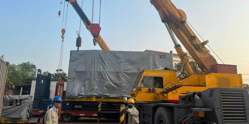 Dự án rút hàng và vận chuyển máy móc tại Công Ty ChuangYuan Việt Nam
