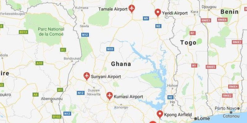 Danh sách sân bay ở Ghana