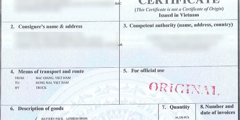 Phí Chứng Nhận Xuất Xứ Hàng Hoá (C/O) là gì? Mức Thu Phí Và Các Qui Định Mới