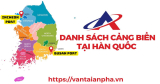 Danh sách cảng biển ở Hàn Quốc